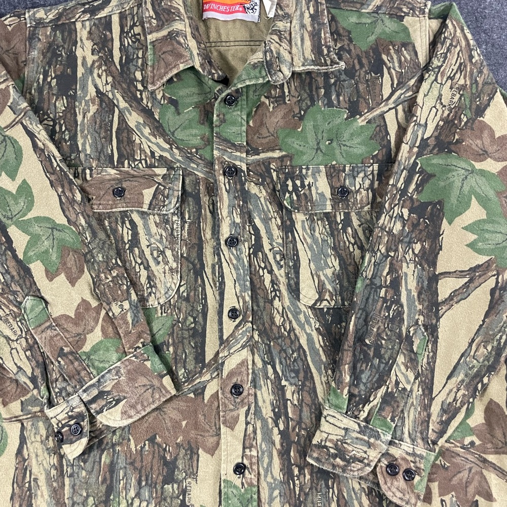 Men's Winchester Trebark Camouflage Button Down Flannel Shirt